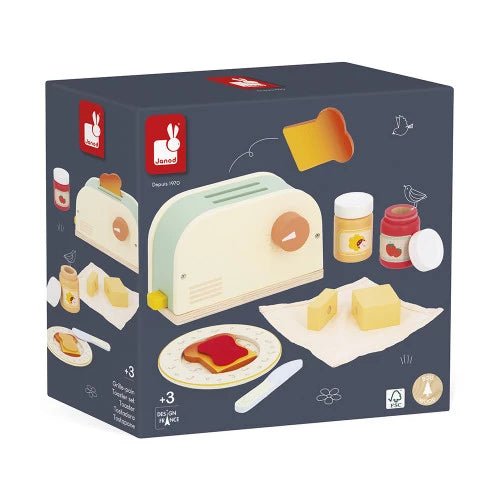 Janod - MAMIE SOLEIL: TOASTER SET Games & Toys