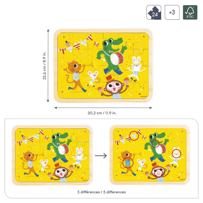 Janod - PARTY - TIME PUZZLE Games & Toys