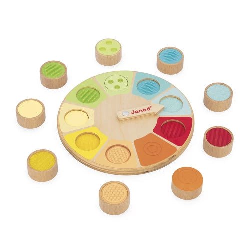 Janod - SENSORY - MEMO TOUCH WHEEL Toys & Games