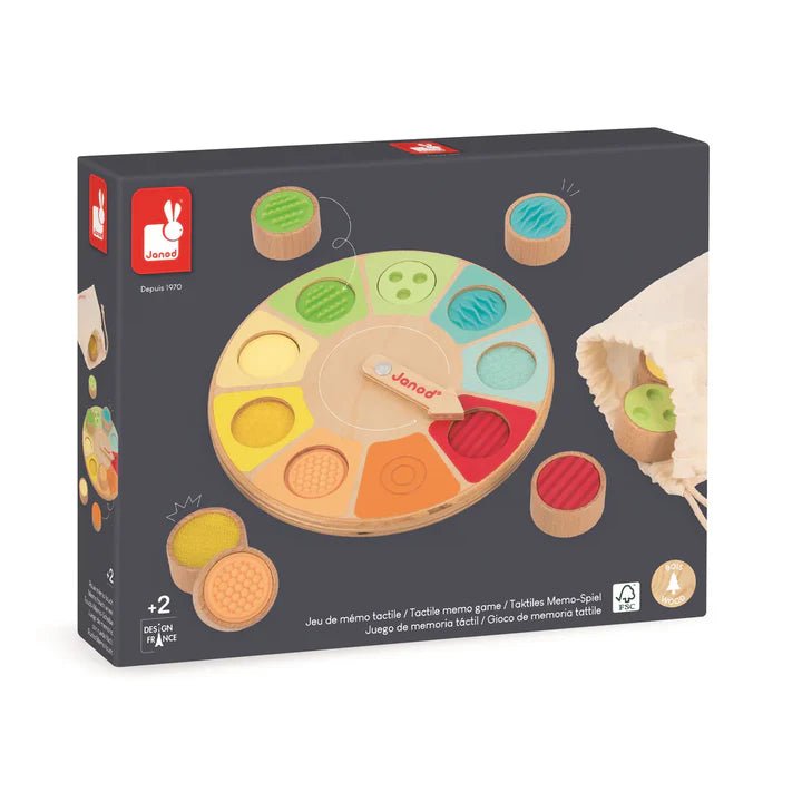Janod - SENSORY - MEMO TOUCH WHEEL Toys & Games