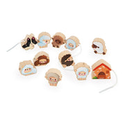 Janod - Sheep Threading Beads Games & Toys