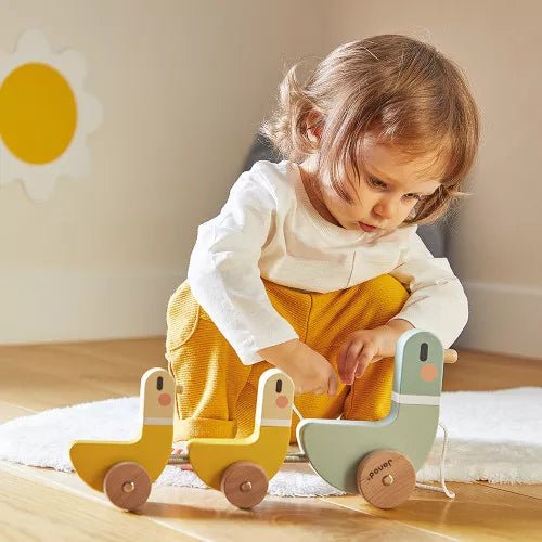 Janod - SWEET COCOON: PULL - ALONG DUCKS Games & Toys