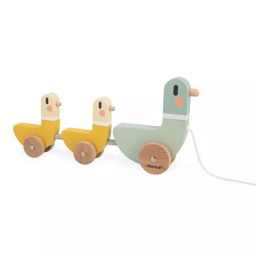 Janod - SWEET COCOON: PULL - ALONG DUCKS Games & Toys