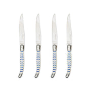 Jean Dubost - Laguiole Smooth Knife Set ABS Handle 4pc Home & Kitchen Mariniere
