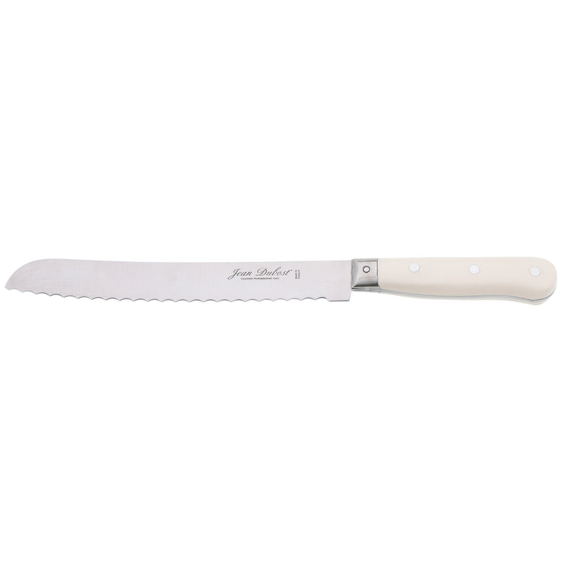 Jean Dubost - POM White Handle 1920 Bread Knife Home & Kitchen