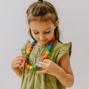 Jellystone - PRINCESS AND PEA NECKLACE - Pastel Rainbow Apparel & Accessories