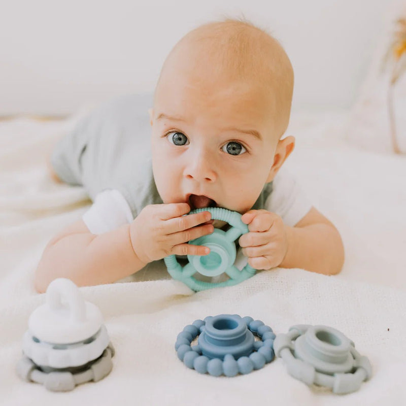 Jellystone - RAINBOW STACKER TEETHER Mother & Baby Pastel