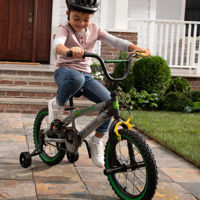 John Deere - JOHN DEERE - 16" MUD MACHINE BICYCLE Games & Toys