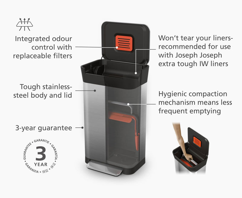Joseph Joseph - TITAN Waste / Recycling Compactor