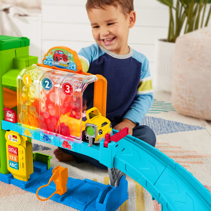 Fisher-Price - Little People - Light-Up Learning Garage Playset