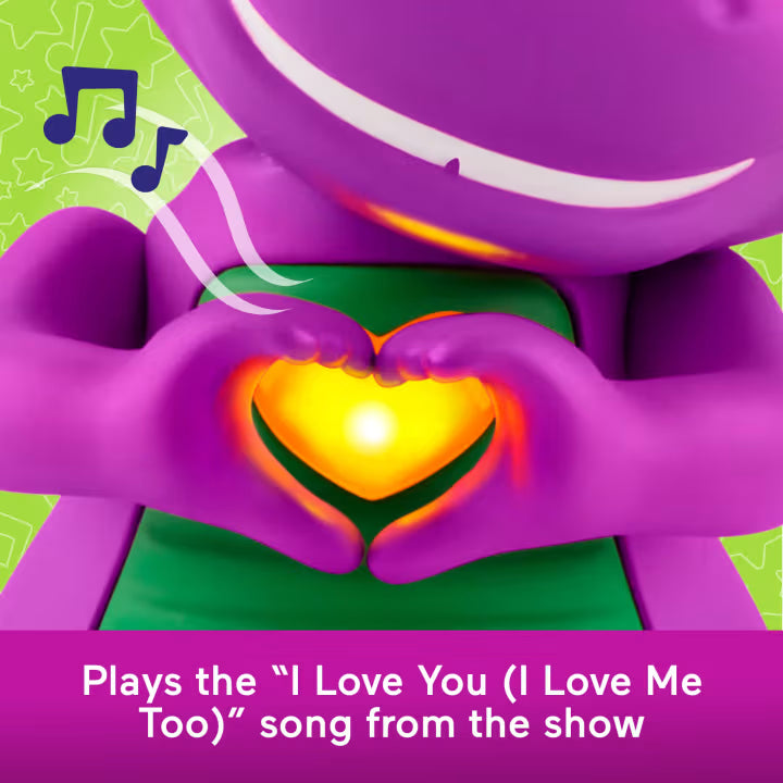 Mattel - BARNEY - HEART HANDS FIGURE