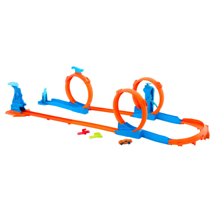 Hot Wheels - Track Creator Triple Loop KIT Playset