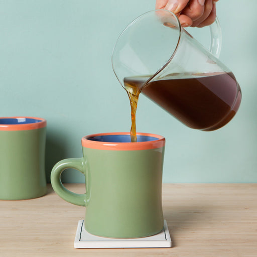 Jubilee - Color Pop Green Diner Mug Home & Kitchen