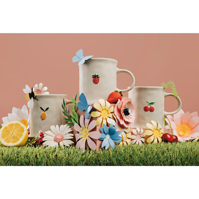 Jubilee - Mug Petite Motif 16oz Cherry Home & Kitchen