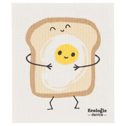 Jubilee - Swedish Dishcloth Funny Food | Beige Home & Kitchen