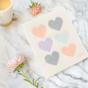 Jubilee - Swedish Dishcloth Pastel Hearts Home & Kitchen