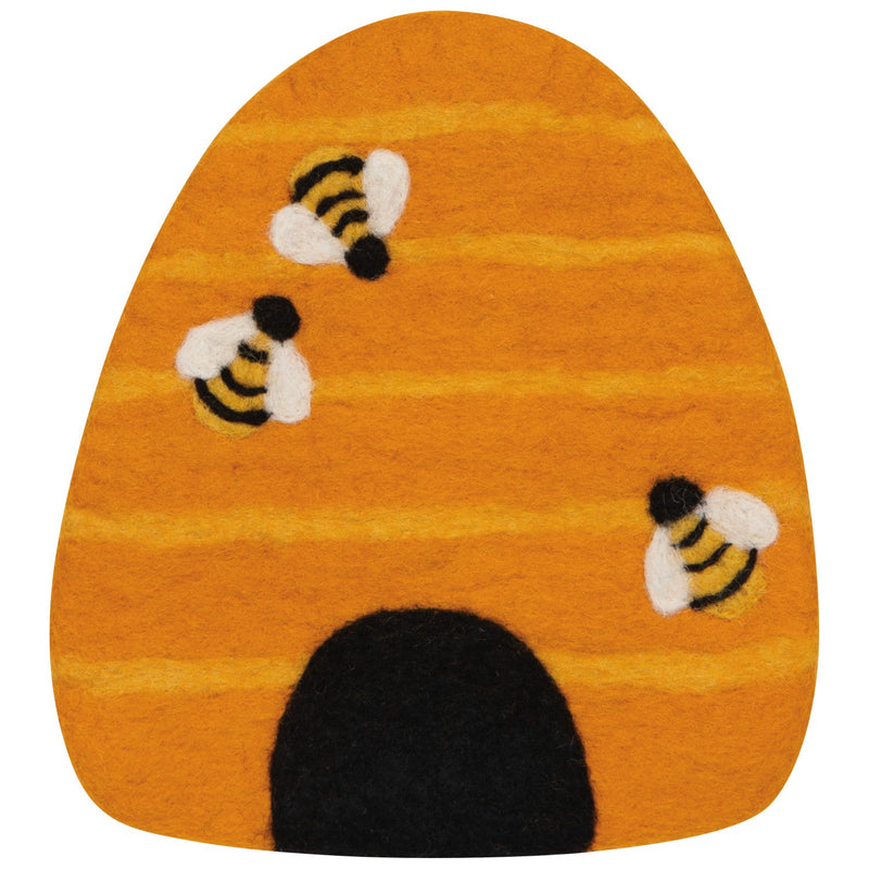 Jubilee - Trivet Felt Wool Bumblebee Home & Kitchen