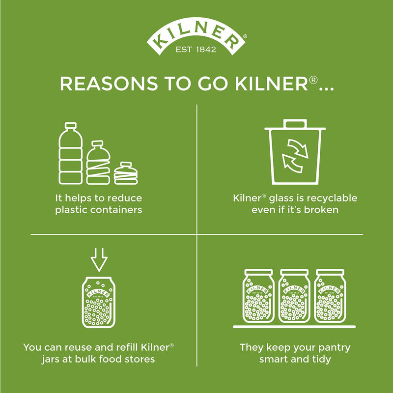 Kilner - Clip - Top Jar - 500ml Home & Kitchen