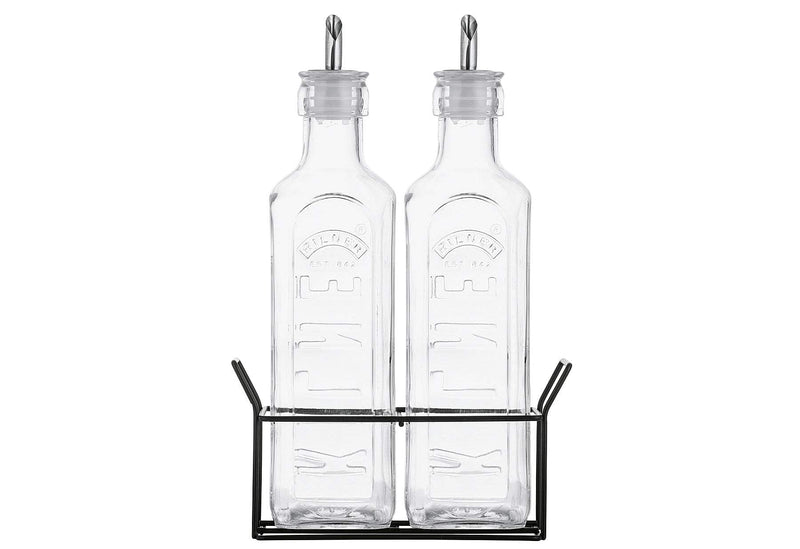 Kilner - Set of 2 Oil/Vinegar Bottles Home & Kitchen