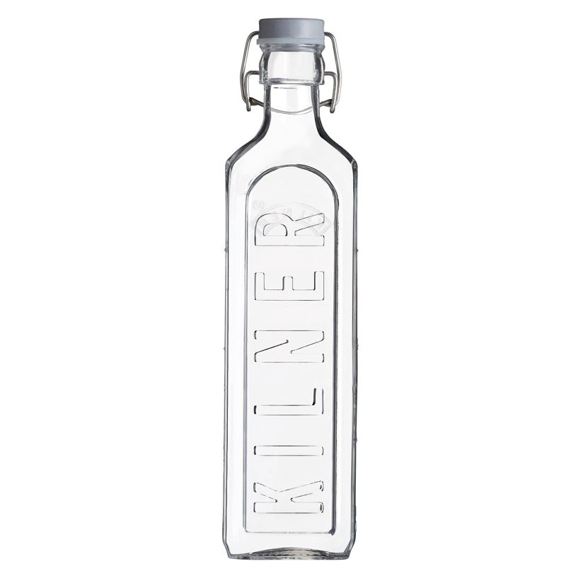 Kilner - Square Clip - Top Bottle - 1L Home & Kitchen