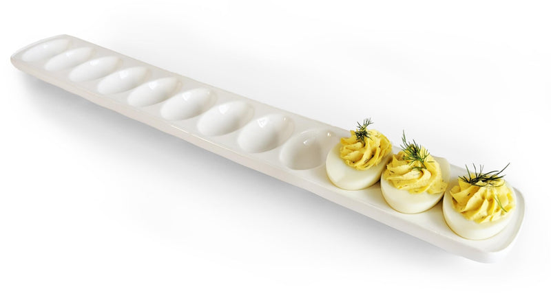 KITCHEN BASICS - Devilled Egg Tray Rectangular Hold / 12 Home & Kitchen