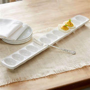 KITCHEN BASICS - Devilled Egg Tray Rectangular Hold / 12 Home & Kitchen