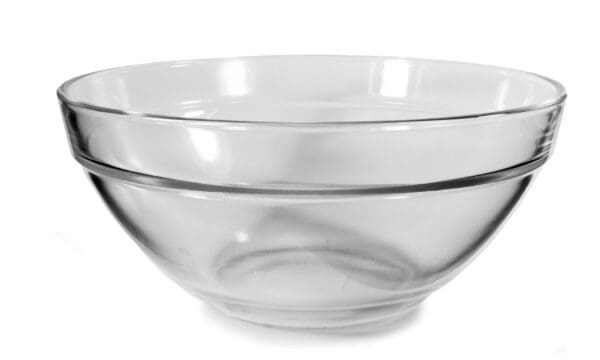 KITCHEN BASICS - Glass Utility Bowl Collection for Everyday Kitchen Use Home & Kitchen 71 oz - 9 in