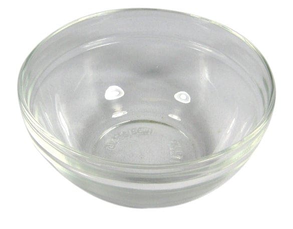KITCHEN BASICS - Glass Utility Bowl Collection for Everyday Kitchen Use Home & Kitchen 8 oz - 4 in