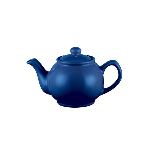 KITCHEN BASICS - Teapot 2CUP Matte Navy - Blue 430 mL / 14.5 oz Home & Kitchen