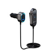 Klipxtreme - Car Charger 6 - Port 100W with USB - C/USB - A & Back Seat Extension - Black Electronics
