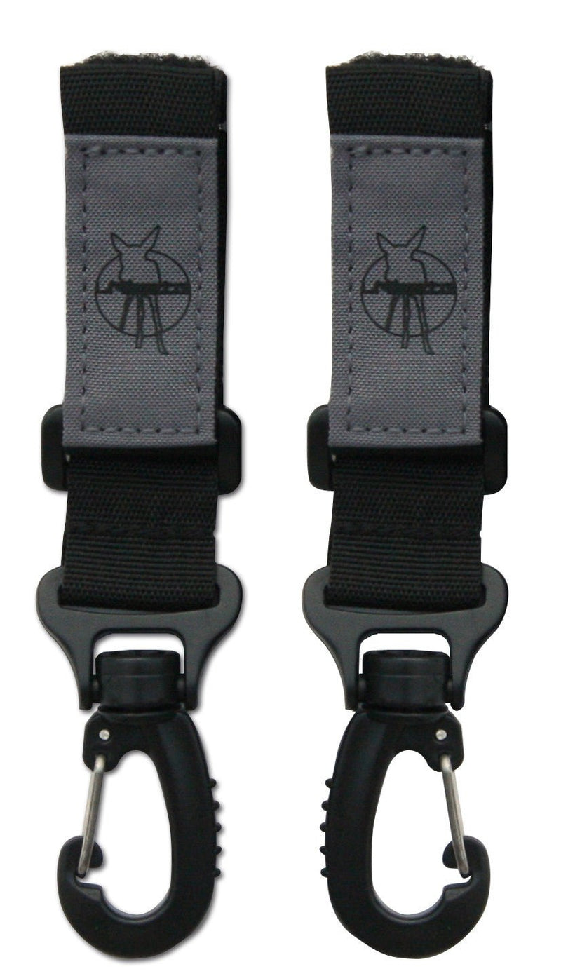 Lassig - Stroller Hooks - Black (2-Pack)