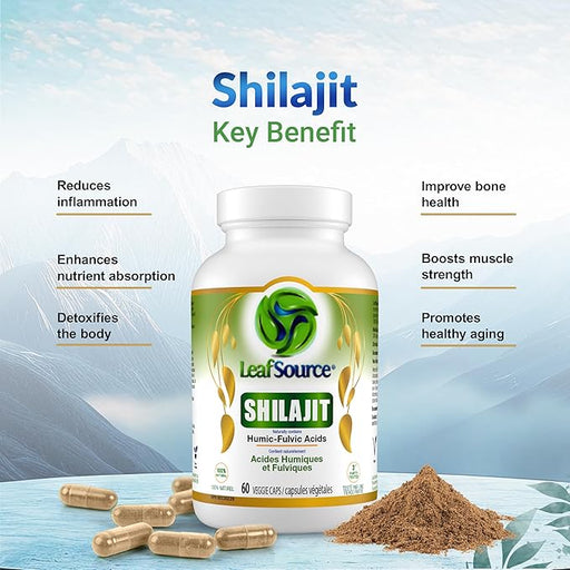 LeafSource - Shilajit Humic - Fulvic 120's Health & Wellness