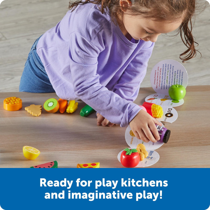Learning Resources - A - Z Mini Foods Games & Toys