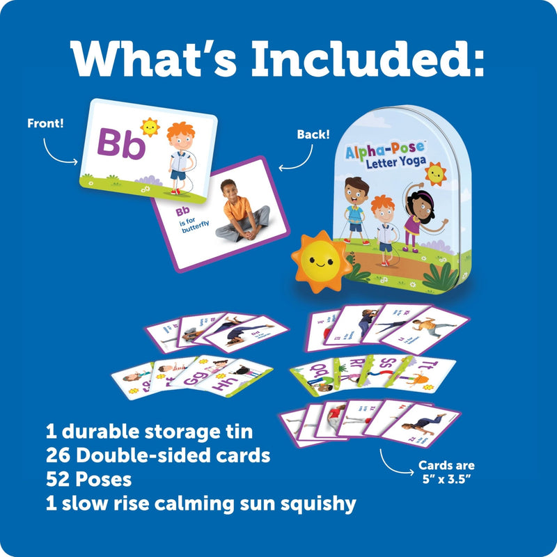 Learning Resources - Alpha - Pose Letter Yoga Games & Toys