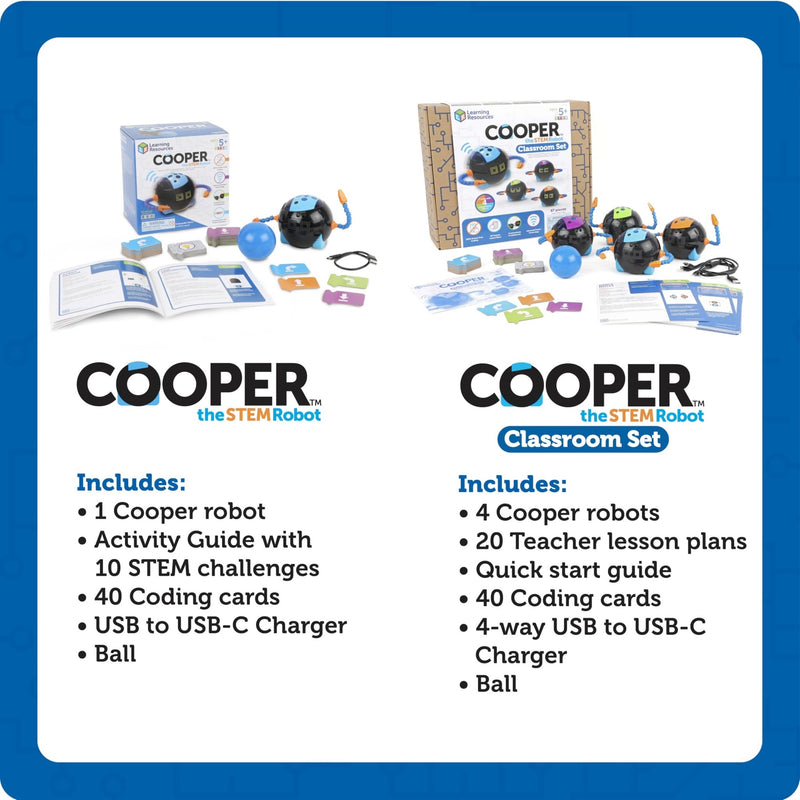 Learning Resources - Cooper The Stem Robot Games & Toys