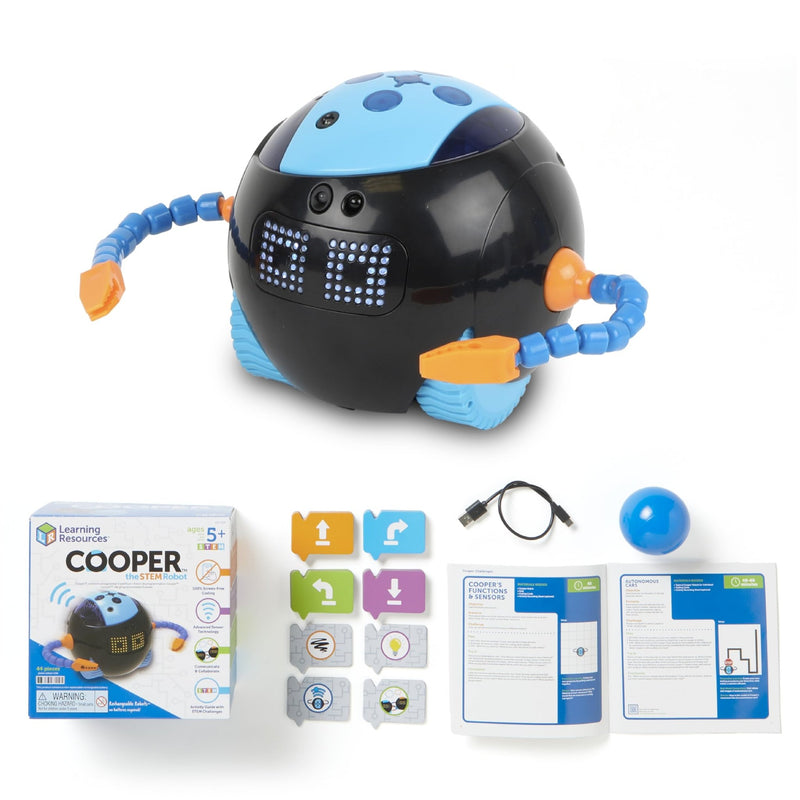 Learning Resources - Cooper The Stem Robot Games & Toys