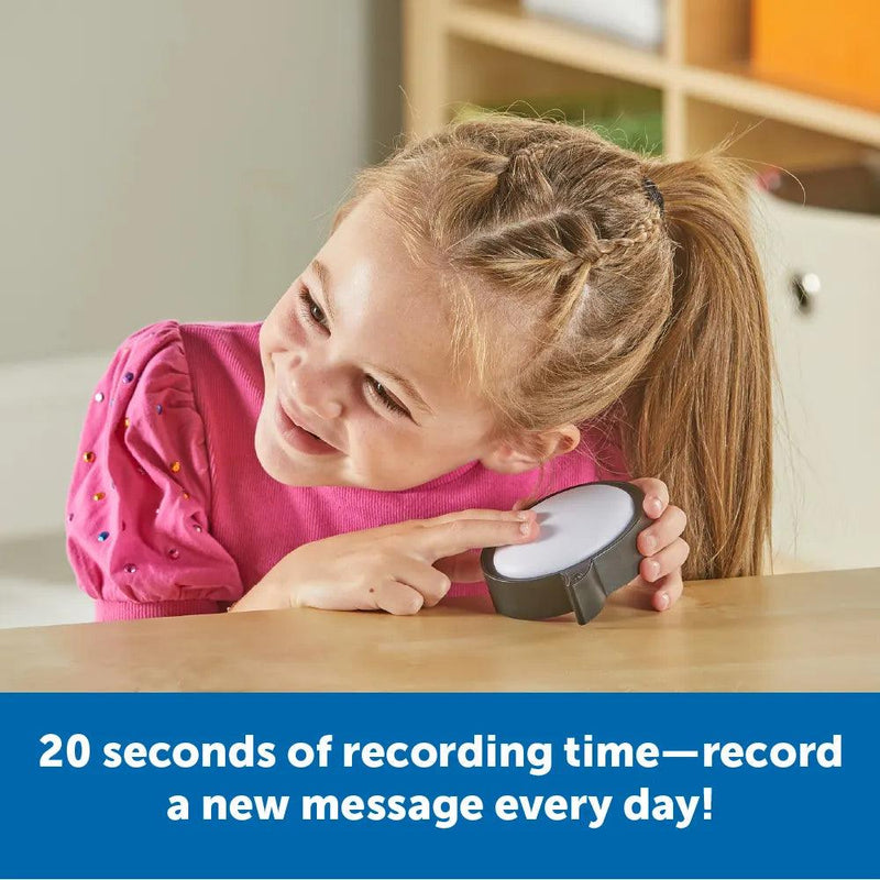 Learning Resources - Message Maker Recordable Button (Speech Bubble) - Limolin 