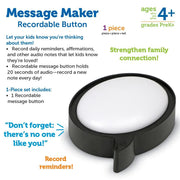 Learning Resources - Message Maker Recordable Button (Speech Bubble) - Limolin 