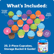 Learning Resources - Mini Counting Cupcakes Games & Toys