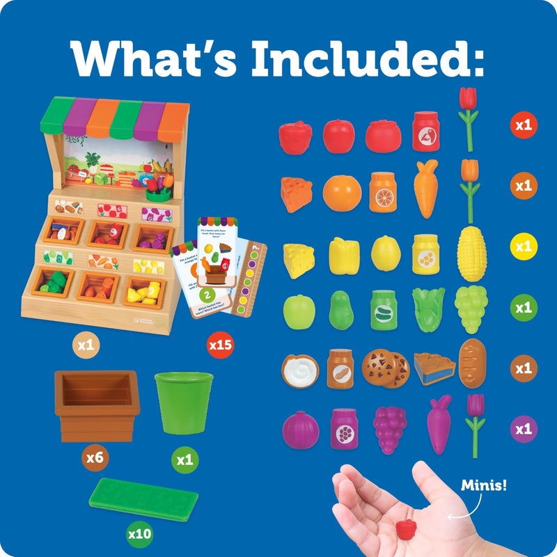 Learning Resources - Mini Farmstand Sorting Set Games & Toys
