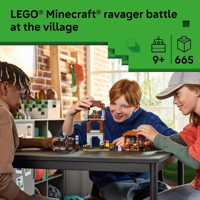 LEGO - 21278 - Minecraft - The Pillager Outpost and Ravager - 665 Pc - F25 Toys & Games