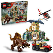 LEGO - 76976 - Jurassic World - Spinosaurus & Quetzalcoatlus Air Mission - 984 Pc Toys & Games