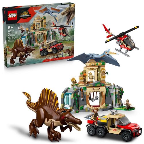 LEGO - 76976 - Jurassic World - Spinosaurus & Quetzalcoatlus Air Mission - 984 Pc Toys & Games