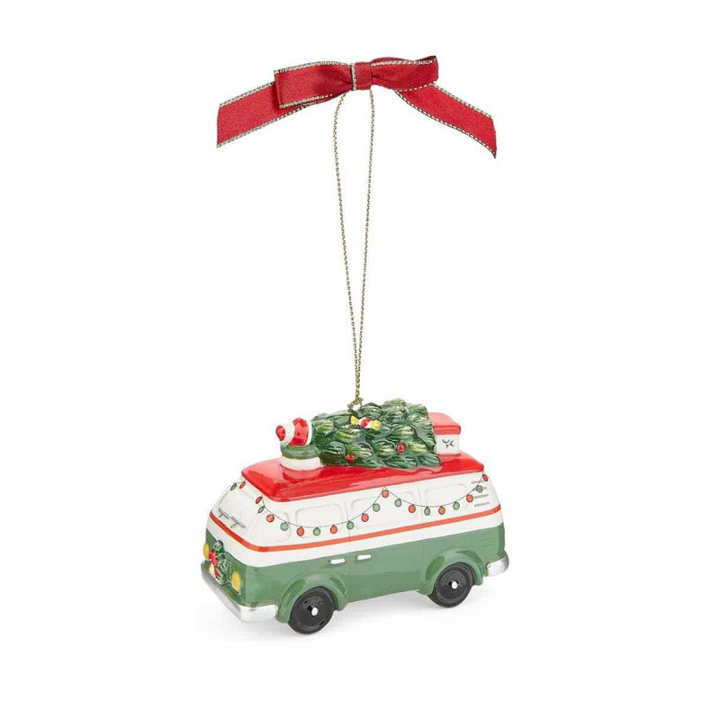 Spode - Christmas Tree Camper Bus Ornament
