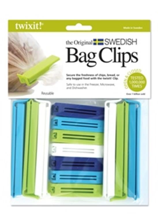 Linden Sweden - twixit - 6 Large and 7 Small Clips Home & Kitchen