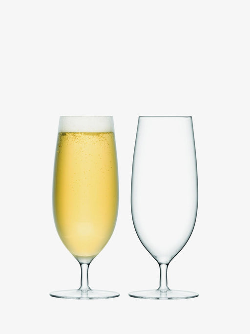 LSA - Bar Pilsner Glass 450ml Clear x 2 Home & Kitchen