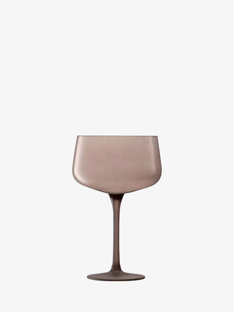 LSA - Arc Contrast - Cocktail Saucers (Set of 2) | 250 mL - Earth - product view