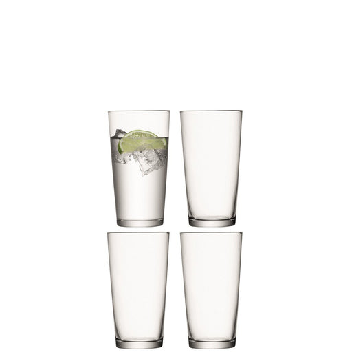 LSA International - Gio Juice Glass (large) 320ml Clear x 4 Home & Kitchen