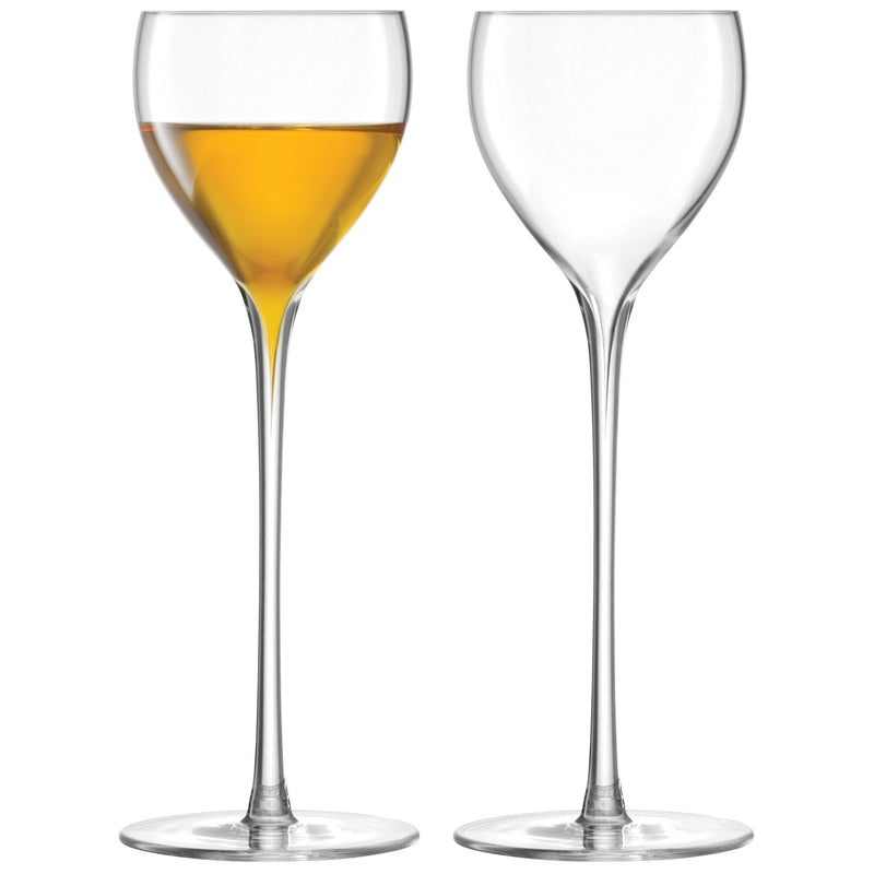 LSA - Savoy Liqueur Glass 110 ml Clear x 2 Home & Kitchen