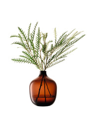 LSA - Vessel Vase H18cm Peat Brown Home & Kitchen